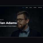 Brian - Creative Personal Portfolio Landing Page Template