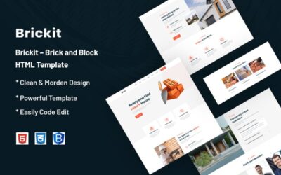 Brickit - Brick and Block Website Template