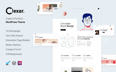 CLexar - Creative Portfolio WordPress Theme
