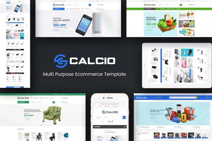 Calcio - Mega Store Responsive OpenCart Theme Calcio - Mega Store Responsive OpenCart Theme