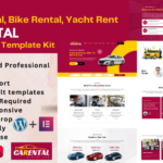 Carental - Car Rental, Bike Rental, or Yacht Rent business Elementor Kit