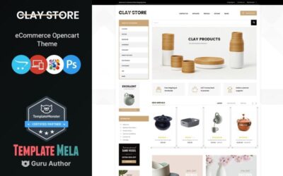 Clay - Home Deco Store OpenCart Template