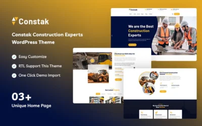 Constak - Construction Experts Website Template