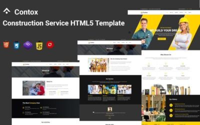 Contox - Construction Service HTML Template Website Template