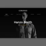Coronax - Personal Portfolio Landing Page Template