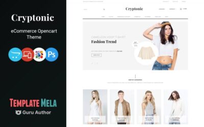 Cryptonic - Fashion Accessories Shop OpenCart Template
