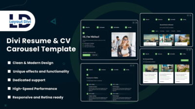 Curvi - personal multipurpose portfolio Landing Page Template