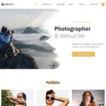 Davis - Photographer Portfolio Multipage HTML Website Template