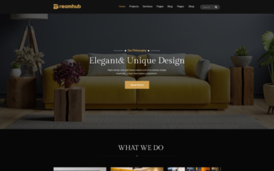 Dreamhub Interior-Design HTML Template Website Template