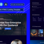 Ekron - Material design Agency Landing Page Template