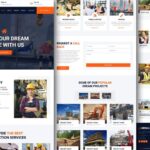 Exconstex Construction Services HTML Landing Page Template
