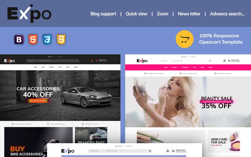 Expo - Multipurpose OpenCart Template Expo - Multipurpose OpenCart Template