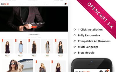 Fashe - The Mega Store Responsive OpenCart Template