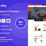 HTML PRO - IT Company Clean HTML Landing Page Template
