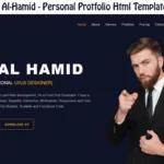 Hamid - Personal Protfolio Landing Page Template
