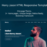 Herry Personal Portfolio Landing Page Template