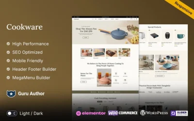 Housewares - Kitchen and Crockery WooCommerce Elementor Theme WooCommerce Theme