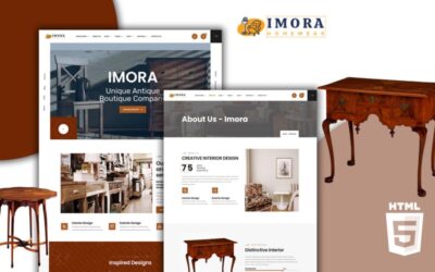 Imora - Antique HTML Website template