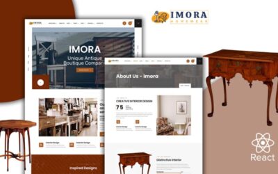 Imora - Antique React Template