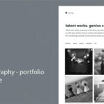 KROME - Pure & Minimal Creative Portfolio Agency Photography Template