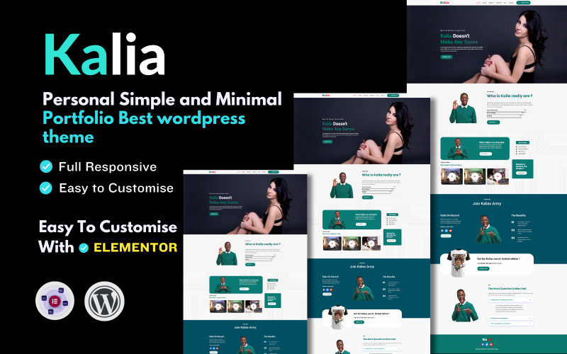 Kalia-Content Creator And Streamers Portfolio Wordpress theme Kalia-Content Creator And Streamers Portfolio Wordpress theme