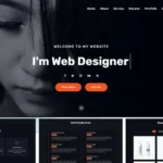 Lavina - Personal Portfolio Landing Page Template
