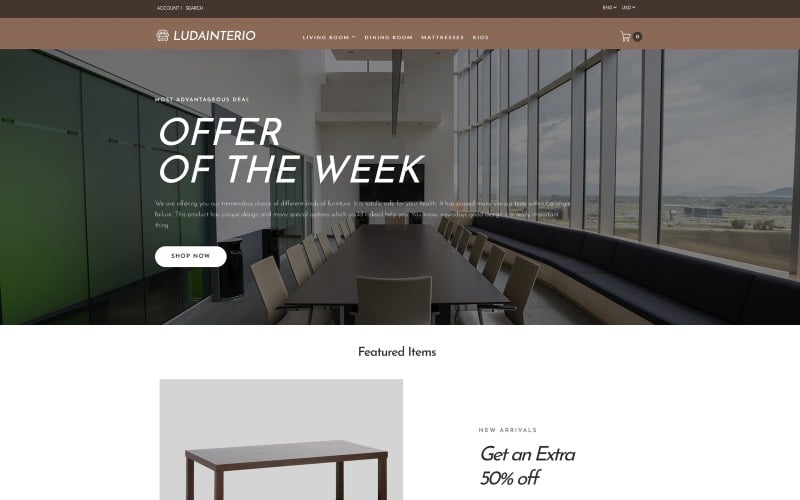 Ludainterio OpenCart Template Ludainterio OpenCart Template