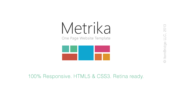 Metrika Responsive OnePage WordPress Theme Metrika Responsive OnePage WordPress Theme