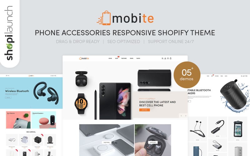 Mobite - Phone Accessories Responsive Shopify Theme Mobite - Phone Accessories Responsive Shopify Theme