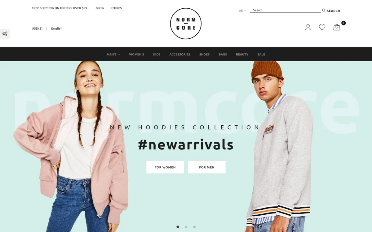 Normcore - Apparel Store PrestaShop Theme Normcore - Apparel Store PrestaShop Theme