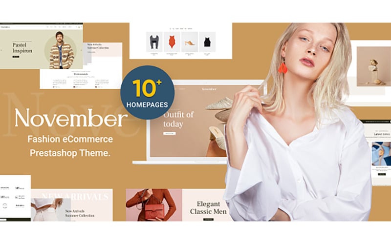 November Fashion Prestasop Template November Fashion Prestasop Template