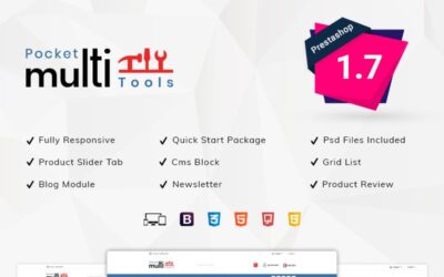 Pocket Multitools Store PrestaShop Theme