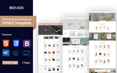 Romox | Multi-purpose eCommerce HTML Template Website Template