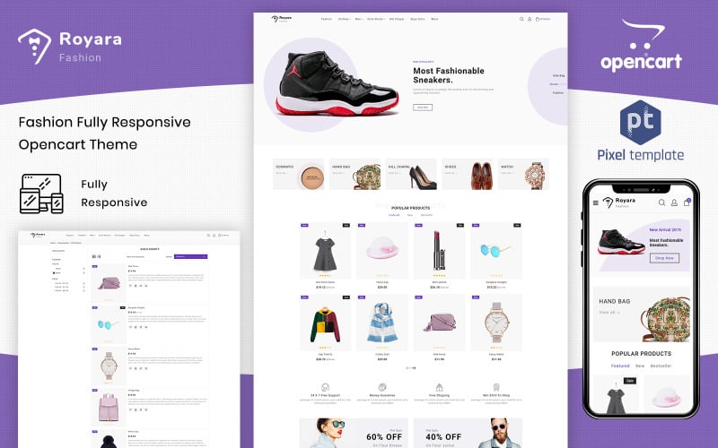 Royara - Fashion Multistore Store OpenCart Template Royara - Fashion Multistore Store OpenCart Template