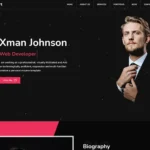Scarlett - Personal Portfolio HTML Landing Page Website Template