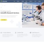 Scientar - Science Lab Multipage HTML Modern Website Template