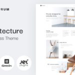 Scoprum - Furniture design WordPress theme for classy studios WordPress Theme