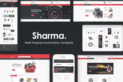 Sharma - Accessories Car OpenCart Theme (Included Color Swatches)