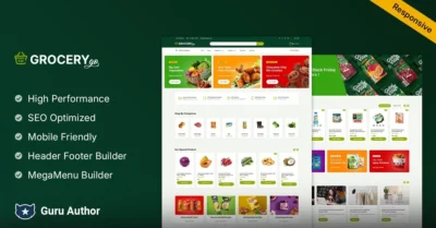 Supermarket - Multipurpose Wordpress Elementor Template WooCommerce Theme