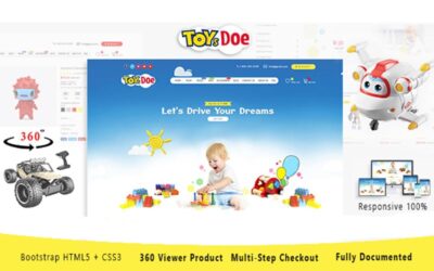 ToysDoe - Kid Toys Store Responsive HTML Template