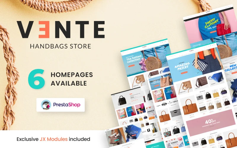 Vente - Handbag Store Clean Bootstrap Ecommerce PrestaShop Theme Vente - Handbag Store Clean Bootstrap Ecommerce PrestaShop Theme