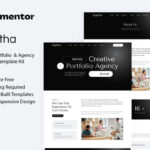 Agatha - Creative Portfolio & Agency Elementor Template Kit