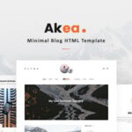 Akea - Minimal Blog HTML Template
