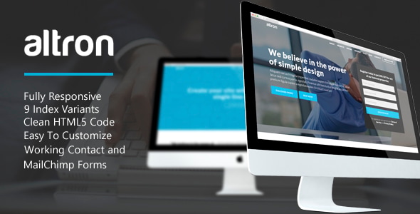 Altron - Multi-Purpose Landing Page Template Altron - Multi-Purpose Landing Page Template