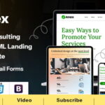 Anex - Consulting and Business Services HTML Landing Page Template