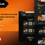 ArchLab - Architecture &Interior Design Elementor Pro Template Kit v1.0