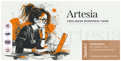 Artesia - Freelancer WordPress Theme