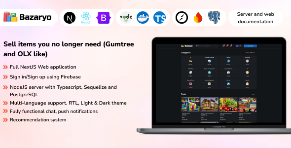 Bazaryo web - Sell & Buy, Gumtree & OLX like (full application) Bazaryo web - Sell & Buy, Gumtree & OLX like (full application)