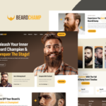 BeardChamp - Beard & Mustache Competition Elementor Template Kit