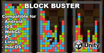 Block Buster - Unity Game For WebGL, MacOS, Linux, PC